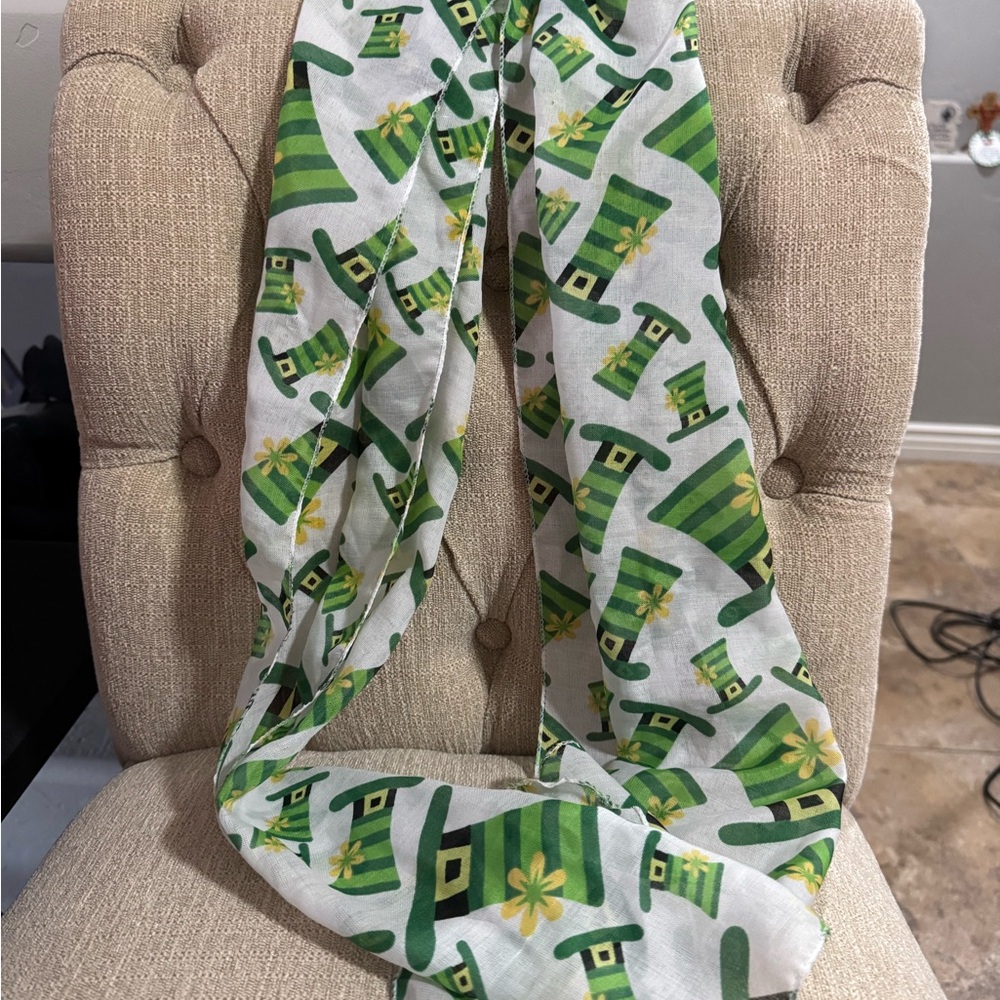 Green St. Patrick Day Scarf Wrap